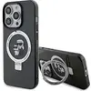 Image de Karl Lagerfeld KLHMP13XHMRSKCK iPhone 13 Pro Max 6.7" czarny/black hardcase Ring Stand Karl&Choupett (Apple iPhone 13 Pro Max), Coque pour téléphone portable, Noir