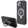 Image de Karl Lagerfeld KLHMP14SHMRSKCK iPhone 14 / 15 / 13 6.1" czarny/black hardcase Ring Stand Karl&Choupe (Apple iPhone 13, Apple iPhone 14, Apple iPhone 15), Coque pour téléphone portable, Noir