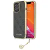 Image de Guess GUHCP14LGF4GGR iPhone 14 Pro 6,1" szary/grey hardcase 4G Charms Collection (Apple iPhone 14 Pro), Coque pour téléphone portable, Gris