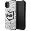 Image de Karl Lagerfeld KLHCN61G2CPS iPhone 11 / Xr 6.1" srebrny/argent hardcase Glitter Choupette Patch (Apple iPhone 11, Apple iPhone XR), Coque pour téléphone portable, Argent