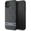 Image de Guess GUHCN61P4SNK iPhone 11 / Xr szary/grey étui rigide 4G Stripe (Apple iPhone 11), Coque pour téléphone portable, Gris