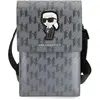 Image de Karl Lagerfeld Torebka KLWBSAKHPKG srebrny/argenté Monogram Saffiano Ikonik (Apple iPhone 12, Apple iPhone 12 mini, Apple iPhone 12 Pro, Apple iPhone 13, Apple iPhone 13 mini, Apple iPhone 13 Pro), Coque pour téléphone portable, Argent