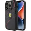 Image de Ferrari FEHCP15LPTWK iPhone 15 Pro 6.1" czarny/black hardcase Twist Metal Logo (Apple iPhone 15 Pro), Coque pour téléphone portable, Noir