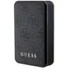 Image de Guess Powerbank 18W GUPB10DP4GEGK 10000mAh czarny/black 4G Leather Metal Logo (10000 mAh, 18 W), Chargeur de secours, Gris, Noir