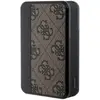 Image de Guess Powerbank 18W GUPB10DP4GEGW 10000mAh br zowy/brown 4G Leather Metal Logo (10000 mAh, 18 W), Chargeur de secours, Marron