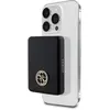 Image de Guess Powerbank indukcyjny 15W GUPBM5AL4DMK 5000mAh czarny/black MagSafe 4G Strassed Metal Logo (5000 mAh, 15 W, 19.25 Wh), Chargeur de secours, Noir