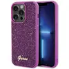 Image de Guess GUHCP15LPMSDGSF iPhone 15 Pro 6.1" fuksja/fuschia hardcase Disco Metal Script (Apple iPhone 15 Pro), Coque pour téléphone portable, Pink, Rose