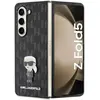 Image de Karl Lagerfeld KLHCZFD5SAPKINPK Z Fold5 F946 étui rigide czarny/black Saffiano Monogram Ikonik Pin (Samsung Galaxy Z Fold5), Coque pour téléphone portable, Noir
