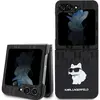 Image de Karl Lagerfeld KLHCZF5SAPCHNPK Z Flip5 F731 étui rigide czarny/black Saffiano Monogram Choupette Pin (Samsung Galaxy Z Flip5), Coque pour téléphone portable, Noir
