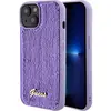 Image de Guess GUHCP15SPSFDGSU iPhone 15 6.1" fioletowy/pourpre hardcase Sequin Script Metal (Apple iPhone 13, Apple iPhone 14, Apple iPhone 15), Coque pour téléphone portable, Violet