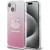 Image de Hello Kitty HKHCP15SHDGKEP iPhone 15 6.1 ró owy/pink hardcase IML Gradient Electrop Kitty Head (Apple iPhone 15), Coque pour téléphone portable, Pink