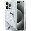 Image de Hello Kitty HKHCP13LLIKHET iPhone 13 Pro / 13 6.1" srebrny/argent hardcase Liquid Glitter Charms Kit (Apple iPhone 13 Pro), Coque pour téléphone portable, Argent