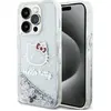 Image de Hello Kitty HKHCP13XLIKHET iPhone 13 Pro Max 6.7" srebrny/argent hardcase Liquid Glitter Charms Kitt (Apple iPhone 13 Pro Max), Coque pour téléphone portable, Argent