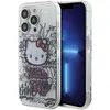 Image de Hello Kitty HKHCP15XHDGPHT iPhone 15 Pro Max 6.7" bia y/white hardcase IML Kitty On Bricks Graffiti (Apple iPhone 15 Pro Max), Coque pour téléphone portable, Blanc