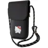 Image de Hello Kitty PU Smooth Leather Crossbody Case - noir, Bandoulière pour smartphone, Noir