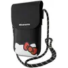 Image de Hello Kitty Torebka HKOWBPSCKEK czarny/black Leather Hiding Kitty Cord, Bandoulière pour smartphone, Noir