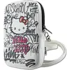 Image de Hello Kitty Torebka HKPBPDGPHE bia y/white Graffiti Kitty Head (Apple iPhone 16), Coque pour téléphone portable, Blanc