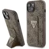 Image de Guess GUHCP15SPGS4TDW iPhone 15 6.1" br zowy/brown hardcase Grip Stand 4G Triangle Strass (Apple iPhone 15), Coque pour téléphone portable, Marron