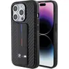 Image de BMW BMHCP15LGSPCCK iPhone 15 Pro 6.1" czarny/black hardcase Grip Stand Smooth & Carbon (Apple iPhone 15 Pro), Coque pour téléphone portable, Noir