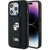 Image de Karl Lagerfeld KLHCP14LGSAKCPK iPhone 14 Pro 6.1" czarny/black hardcase Gripstand Saffiano Karl&Chou (Apple iPhone 14 Pro), Coque pour téléphone portable, Noir