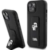 Image de Karl Lagerfeld KLHCP15SGSAKCPK iPhone 15 6.1" czarny/black hardcase Gripstand Saffiano Karl&Choupett (Apple iPhone 15), Coque pour téléphone portable, Noir