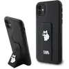 Image de Karl Lagerfeld KLHCN61GSACHPK iPhone 11 / Xr 6.1" czarny/black hardcase Gripstand Saffiano Choupette (Apple iPhone 11, Apple iPhone XR), Coque pour téléphone portable, Noir