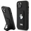 Image de Karl Lagerfeld KLHCP15MGSACHPK iPhone 15 Plus 6.7" czarny/black hardcase Gripstand Saffiano Choupett (Apple iPhone 15 Plus), Coque pour téléphone portable, Noir