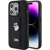 Image de Karl Lagerfeld KLHCP15LGSACHPK iPhone 15 Pro 6.1" czarny/black hardcase Gripstand Saffiano Choupette (Apple iPhone 15 Pro), Coque pour téléphone portable, Noir