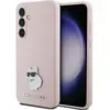 Image de Karl Lagerfeld KLHCS23FESMHCNPP S23 FE S711 ró owy/pink Silicone Choupette Metal Pin (Samsung Galaxy S23 FE), Coque pour téléphone portable, Rose