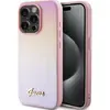 Image de Guess GUHCP15XPSAIRSP iPhone 15 Pro Max 6.7" ró owy/pink hardcase Saffiano Iridescent Script (Apple iPhone 15 Pro Max), Coque pour téléphone portable, Pink