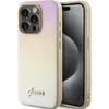 Image de Guess GUHCP15LPSAIRSD iPhone 15 Pro 6.1" z oty/gold hardcase Saffiano Iridescent Script (Apple iPhone 15 Pro), Coque pour téléphone portable, Or