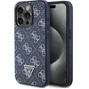 Image de Guess GUHCP15LPG4GPB iPhone 15 Pro 6.1" niebieski/blue hardcase 4G Triangle Metal Logo (Apple iPhone 15 Pro), Coque pour téléphone portable, Bleu