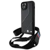 Image de BMW BMHCP15M23PSCCK iPhone 15 Plus / 14 Plus 6.7" czarny/black hardcase M Edition Carbon Stripe & St (Apple iPhone 15 Plus), Coque pour téléphone portable, Noir