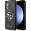 Image de Guess PU 4G Metal Logo Case- brown (Samsung Galaxy S24), Coque pour téléphone portable, Gris, Noir