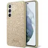 Image de Guess Hardcase Glitter Script (Samsung Galaxy S24), Coque pour téléphone portable, Or