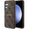 Image de Guess GUHMSG4GFRW S921 br zowy/brown hardcase 4G Collection Leather Metal Logo MagSafe (Samsung Galaxy S24), Coque pour téléphone portable, Marron