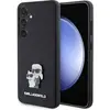 Image de Karl Lagerfeld KLHCSPSAKCMPK S921 hardcase czarny/black Saffiano Karl & Choupette Metal Pin (Samsung Galaxy S24), Coque pour téléphone portable, Noir