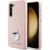 Image de Karl Lagerfeld KLHCS23MSMHCNPP S23+ S916 ró owy/pink Silicone Choupette Metal Pin (Samsung Galaxy S23+), Coque pour téléphone portable, Pink, Rose