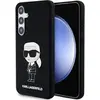 Image de Karl Lagerfeld KLHCSSNIKBCK S921 étui rigide czarny/black Silicone Ikonik (Samsung Galaxy S24), Coque pour téléphone portable, Noir