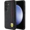 Image de Ferrari FEHCMN3DUR + S926 czarny/black hardcase Ligne imprimée carbone (Samsung Galaxy S24+), Coque pour téléphone portable, Noir