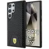 Image de Ferrari FerrariFEHCLN3PUK S928 czarny/black hardcase Carbon Stitched Bottom (Samsung Galaxy S24 Ultra), Coque pour téléphone portable, Noir