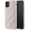 Image de Karl Lagerfeld KLHCN61PQDSMGP iPhone 11 / Xr 6.1" ró owy/pink hardcase Diagonal Quilted Script (Apple iPhone 11, Apple iPhone XR), Coque pour téléphone portable, Pink
