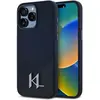 Image de Karl Lagerfeld Silicone Shadow Metal Initial MagSafe Case for iPhone 15 Pro Max Black (Apple iPhone 15 Pro Max), Coque pour téléphone portable, Noir