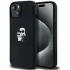 Image de Karl Lagerfeld KLHMP15MSCMKCRHK iPhone 15 Plus / 14 Plus 6.7" czarny/black hardcase Silicone Karl & (Apple iPhone 15 Plus), Coque pour téléphone portable, Noir