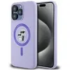 Image de Karl Lagerfeld KLHMP15XSCMKCRHU iPhone 15 Pro Max 6.7" fioletowy/pourpre HC MagSafe Silicone KC Heads (Apple iPhone 15 Pro Max), Coque pour téléphone portable, Violet
