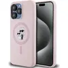 Image de Karl Lagerfeld KLHMP15LSCMKCRHP iPhone 15 Pro 6.1" ró owy/pink hardcase Silicone Karl & Choupette Ma (Apple iPhone 15 Pro), Coque pour téléphone portable, Rose