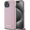 Image de Karl Lagerfeld Case FW Metal Plate MagSafe for iPhone 15 pink (Apple iPhone 15), Coque pour téléphone portable, Pink