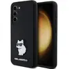 Image de Karl Lagerfeld KLHCSSMHCNPK S921 czarny/black hardcase Silicone Choupette Metal Pin (Samsung Galaxy S24), Coque pour téléphone portable, Noir