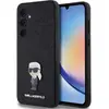 Image de Karl Lagerfeld KLHCSA35GKNPSK A35 A356 czarny/black hardcase Fixed Glitter Ikonik Logo Metal Pin (Samsung Galaxy A35), Coque pour téléphone portable, Noir