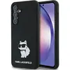 Image de Karl Lagerfeld KLHCSA35SMHCNPK A35 A356 czarny/black hardcase Silicone Choupette Metal Pin (Samsung Galaxy A35), Coque pour téléphone portable, Noir